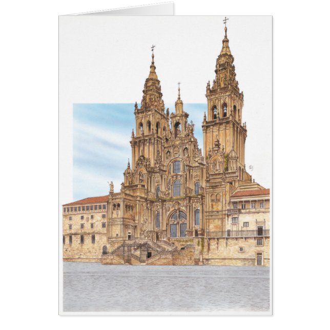 Santiago de Compostela. Western façade. Spain (Front)