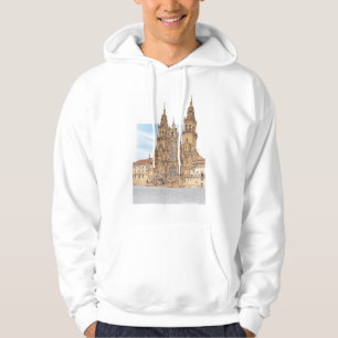 Santiago de Compostela. Western façade. Spain Hoodie