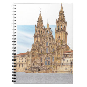 Santiago de Compostela. Western façade. Spain Spiral Notebook