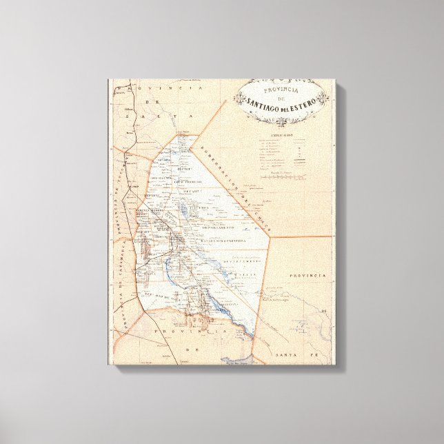 Santiago del Estero, Argentina Canvas Print (Front)