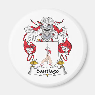 Santiago Family Crest Magnet
