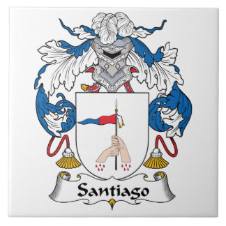 Santiago Family Crest Tile