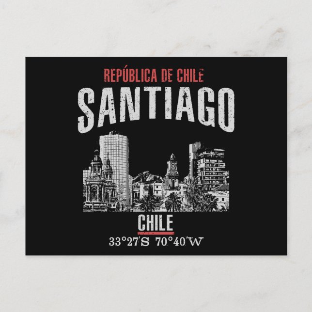 Santiago Postcard (Front)