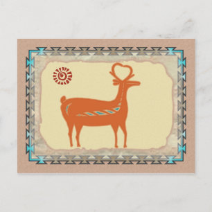 Santo Domingo Deer Postcard