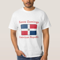 Santo Domingo Dominican Republic Flag T-Shirt