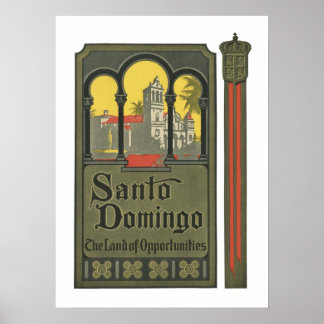 Santo Domingo (white) Poster