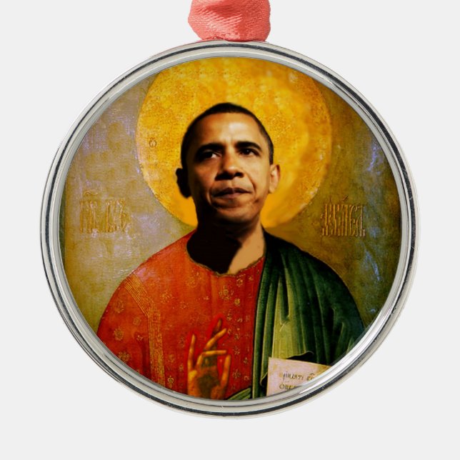 SANTOBAMA METAL TREE DECORATION (Front)