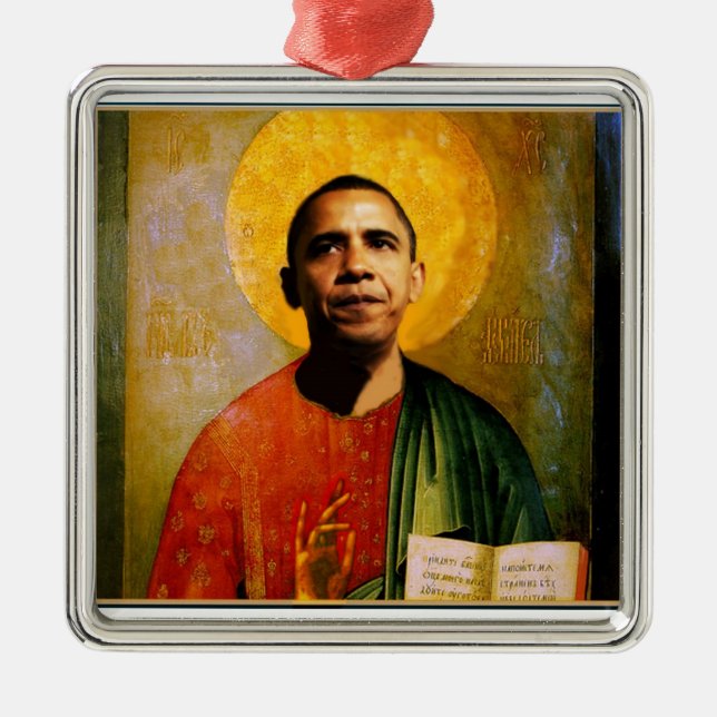SANTOBAMA METAL TREE DECORATION (Front)