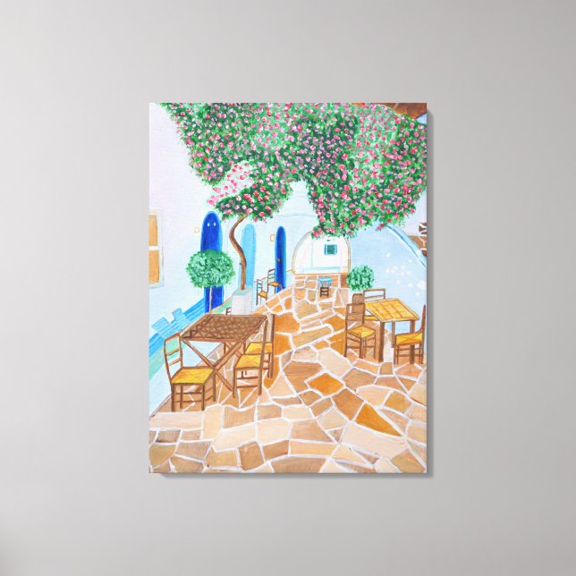 Santorini 1 canvas print (Front)