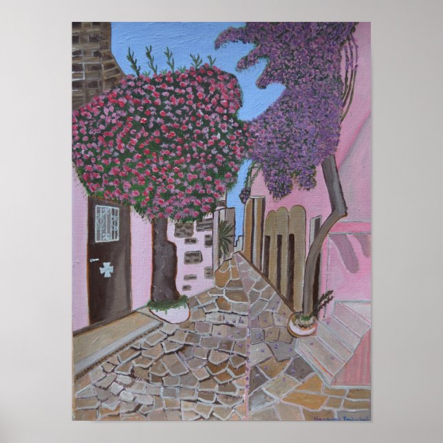 Santorini 2 Greece Poster (Front)