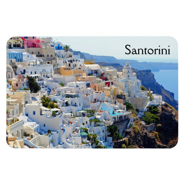 Santorini 2 Magnet (Horizontal)