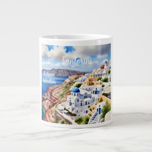 Santorini, A Dream Destination, Speciality Mug