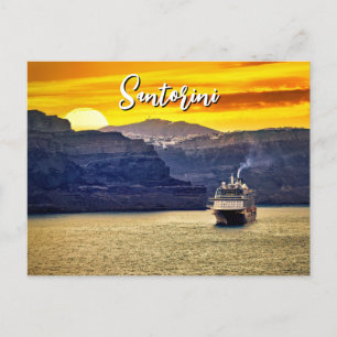 Santorini Announcement Postcard