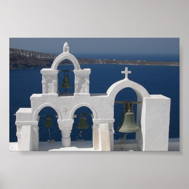 santorini bells v2 poster (Front)