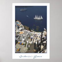 Santorini Caldiera View (film photography)