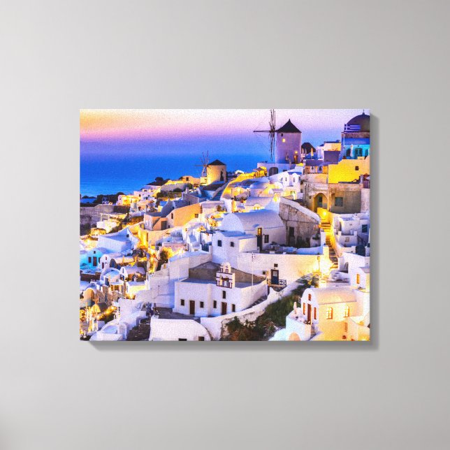 Santorini Canvas Print (Front)