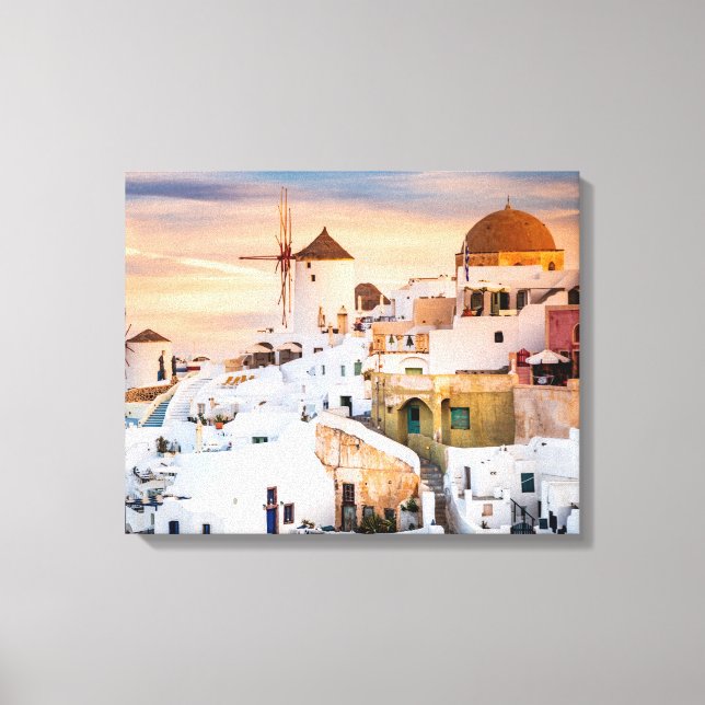Santorini Canvas Print (Front)