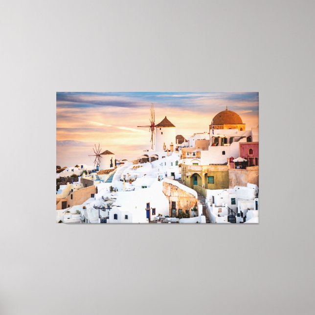 Santorini Canvas Print (Front)