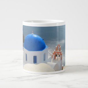 Santorini Church in the Afternoon Sun Large Coffee Mug