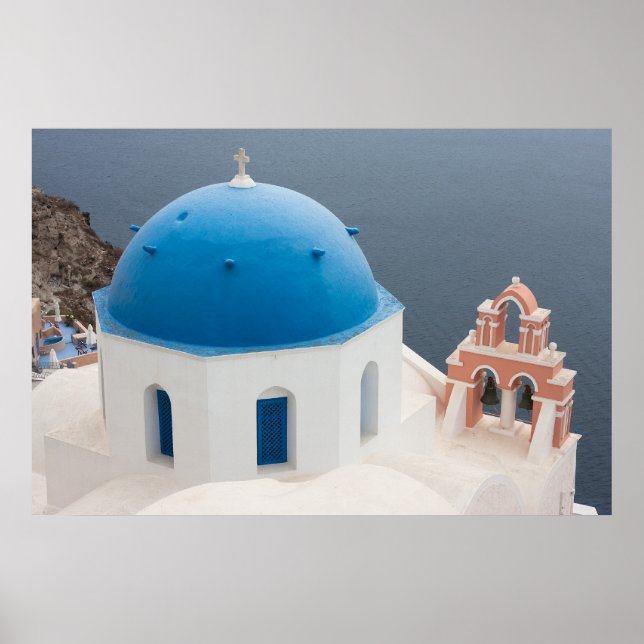 Santorini Church Poster (Front)