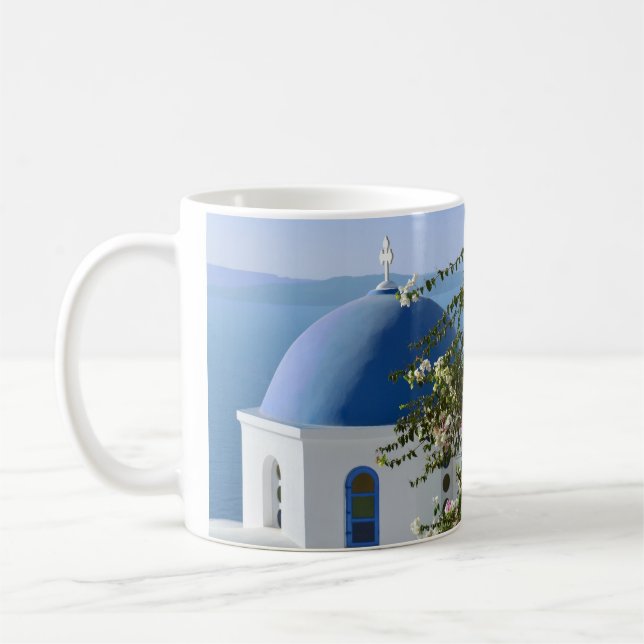 Santorini Church View Mug (Left)