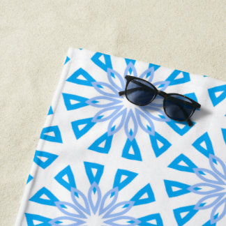 Santorini Dream Beach Towel