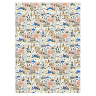 Santorini dreams tablecloth