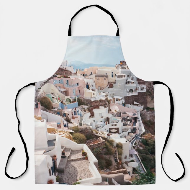 SANTORINI GREECE APRON (Front)
