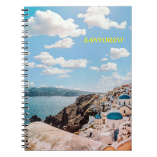Santorini, Greece Beach House Notebook