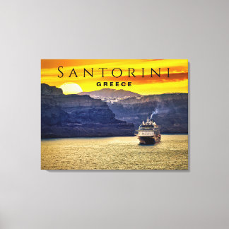 Santorini, Greece Canvas Print