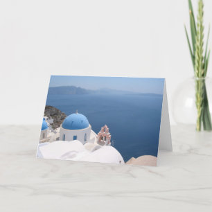 Santorini Greece Card