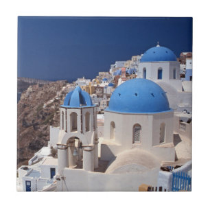 Santorini Greece Ceramic Tile