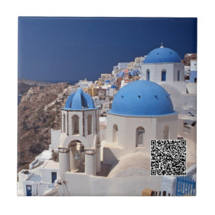 Santorini Greece Ceramic Tile