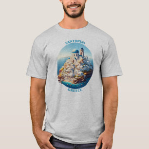 Santorini Greece Europe T-Shirt