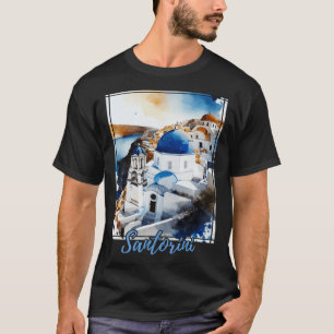 Santorini Greece  Greek Island Vacation T-Shirt