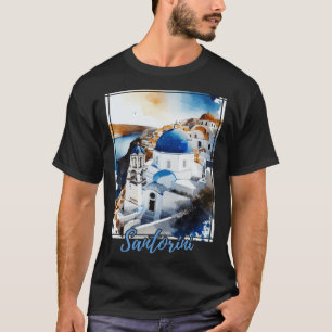 Santorini Greece  Greek Island Vacation T-Shirt