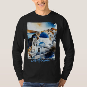 Santorini Greece  Greek Island Vacation T-Shirt
