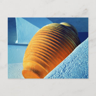 santorini Greece Island Postcard