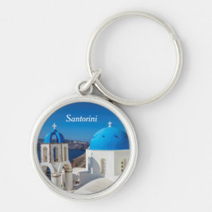 Santorini, Greece Key Ring