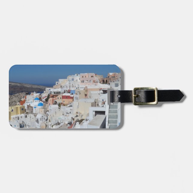 Santorini, Greece Luggage Tag (Front Horizontal)
