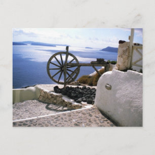 Santorini Greece Photo Colette Guggenheim Postcard
