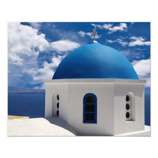 Santorini, Greece Photo Print (Front)