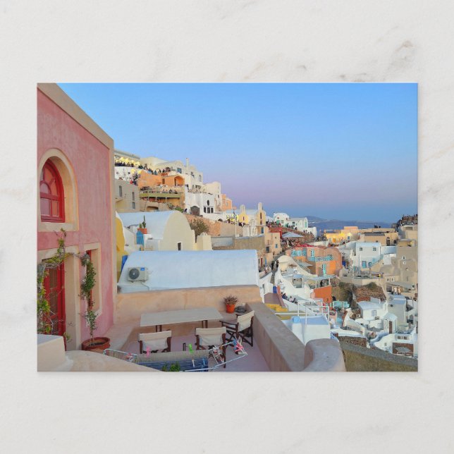 Santorini Greece Photograph Postcard (Front)