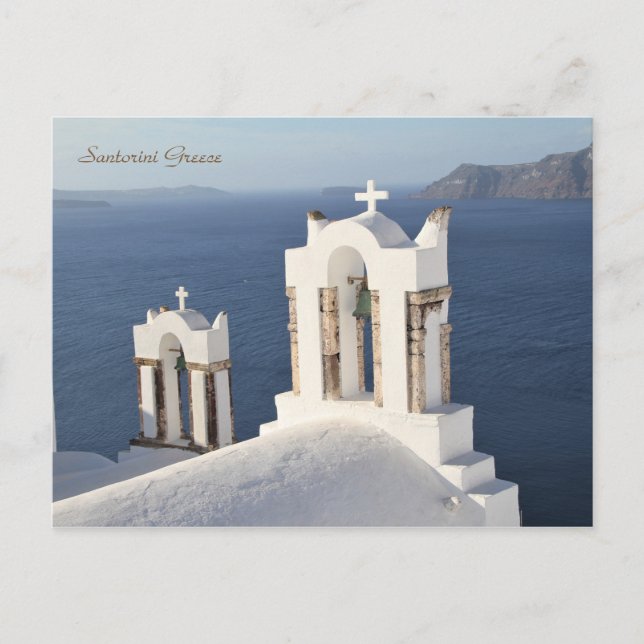 Santorini, Greece, Photography, Postcard (Front)