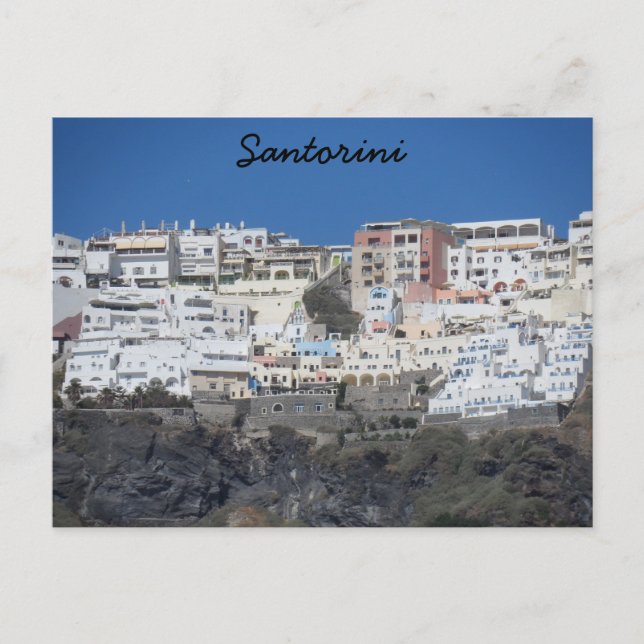 Santorini, Greece Postcard (Front)