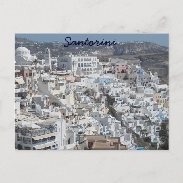 Santorini, Greece Postcard (Front)