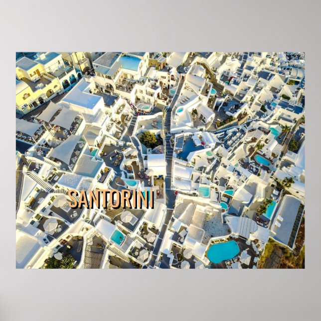 Santorini - Greece Poster (Front)