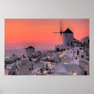 Santorini, Greece Poster
