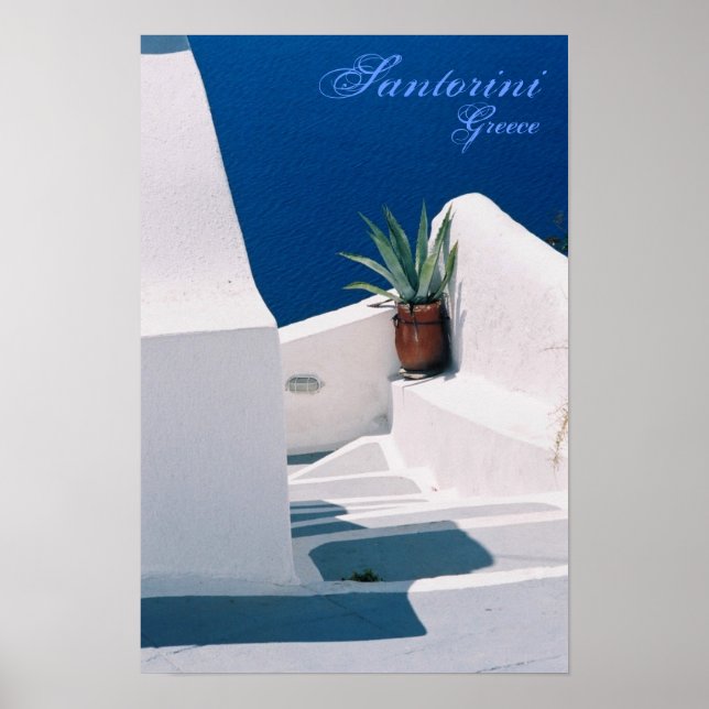 Santorini, Greece Poster (Front)