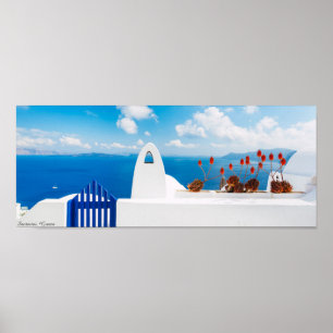 Santorini Greece Poster